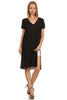 Slit Side V-Neck Tunic