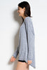 Long Sleeve Heather Knit Tee