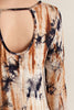 Tie-Dye Long Sleeve Jersey Dress