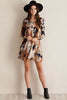 Tie-Dye Long Sleeve Jersey Dress