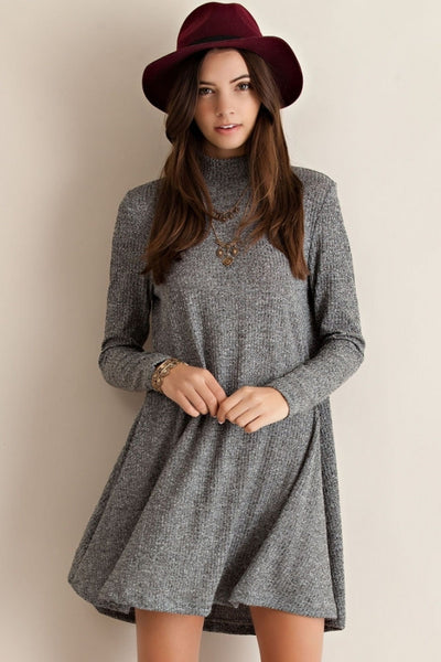 Long Sleeve Hacci Dress