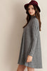Long Sleeve Hacci Dress