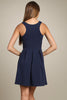 Pleated Racerback Tank Dress