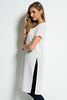 Slit Side V-Neck Tunic