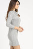 High Neck Marled Dress